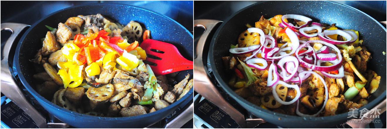 Cooked in One Pot-dry Pot Three Yellow Chicken recipe