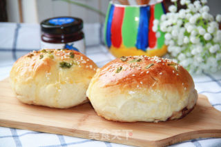 Scallion Blueberry Sauce Bread recipe