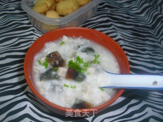 Congee with Preserved Egg and Lean Meat recipe