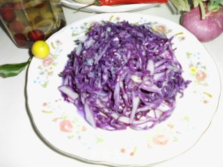 Let Spring Also be Cool-cold Purple Cabbage recipe