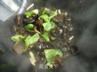 Fried Fungus with Yam recipe
