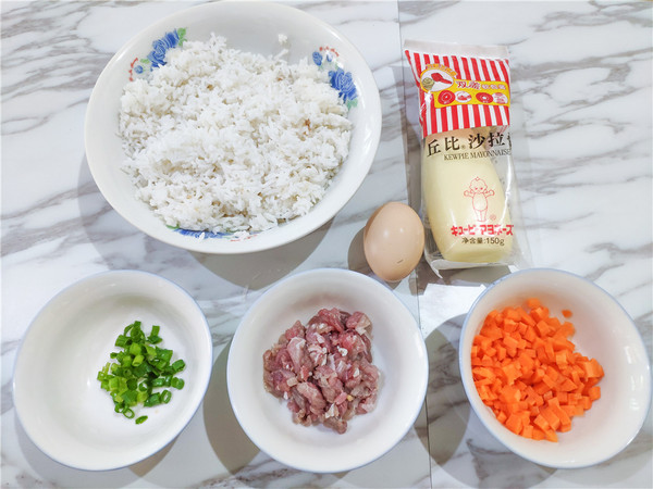 Fried Rice with Salad Dressing recipe