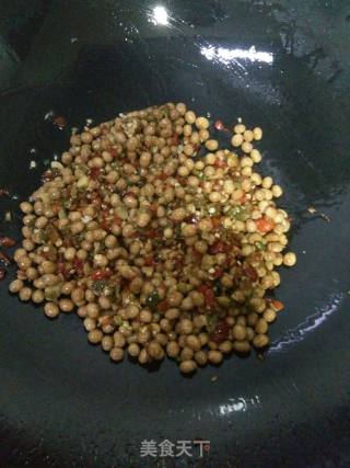 Stir-fried Soybeans with Chili Sauce recipe