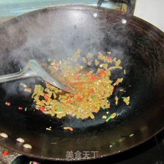 Fried Rice with Salted Beans and Egg Liquid recipe