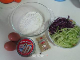 Tuna and Vegetable Egg Burrito recipe