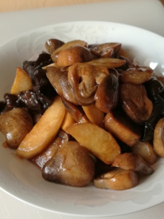 Simmered Straw Mushroom and Rice White recipe