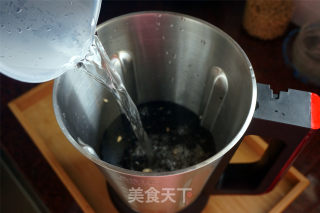 Black Sesame Oat Soy Milk recipe