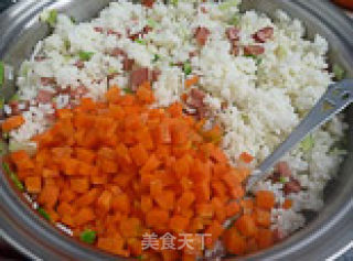 Fried Rice with Ham recipe