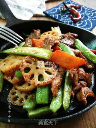 Hot Plate Beef Mixed Vegetables recipe