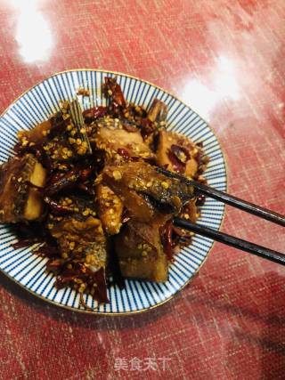 Fried Preserved Fish recipe