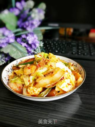 Cabbage Twice-cooked Pork recipe