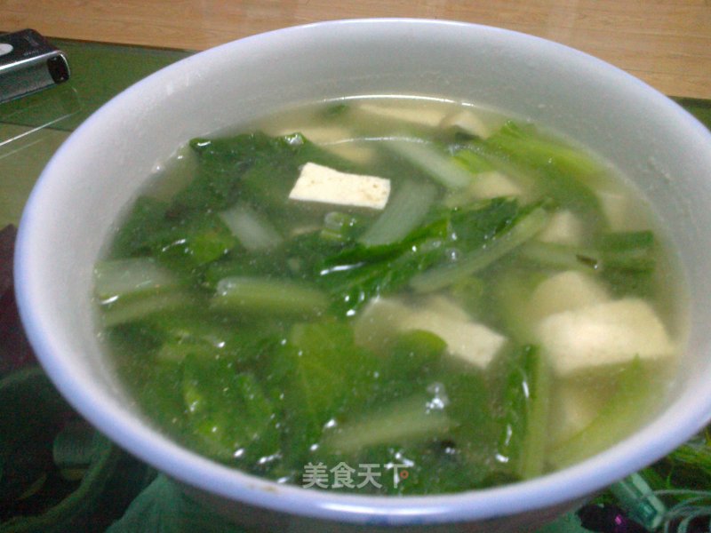 Chinese Cabbage and Tofu Soup (home-style) recipe