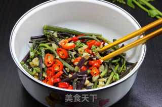 #春食野菜香# Salad Fern recipe