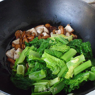 Mushroom Stewed with Cabbage recipe