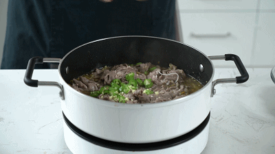 Beef Beef with Sour Soup Mushroom recipe