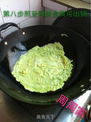 Pumpkin and Egg Pancakes with Green Sauce recipe