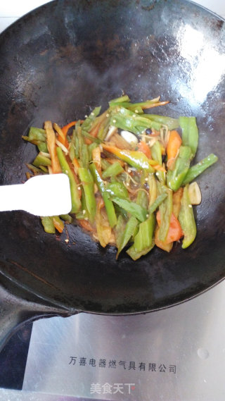 Soy Sauce and Green Peppers recipe
