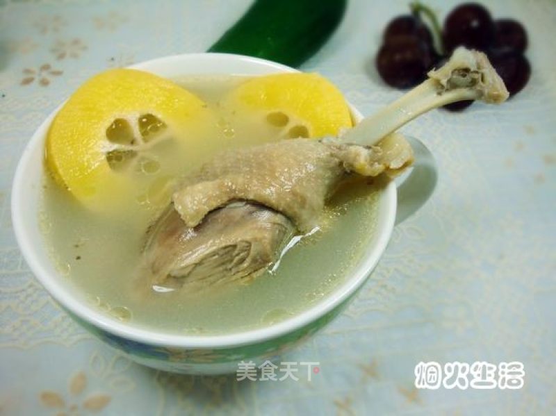 Treating Rheumatism Health Care Soup-papaya Pot Old Duck recipe