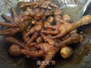 Chicken Feet and Quail Eggs recipe