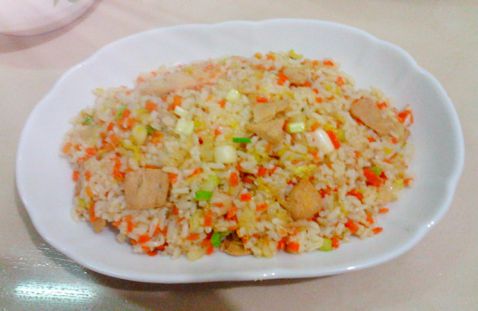 Chicken Fillet Fried Rice recipe