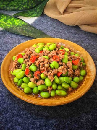 Stir-fried Edamame with Beef recipe