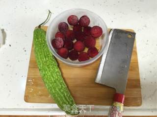 Bayberry Boiled Bitter Gourd recipe
