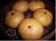 Small Pumpkin Bean Paste Buns recipe