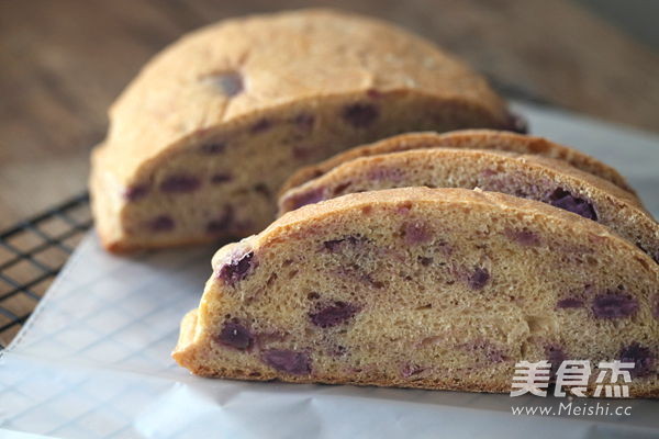 50% Whole Wheat Purple Sweet Potato Bread recipe