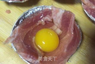 #春日美食#original Bacon Quail Sun Eggs recipe