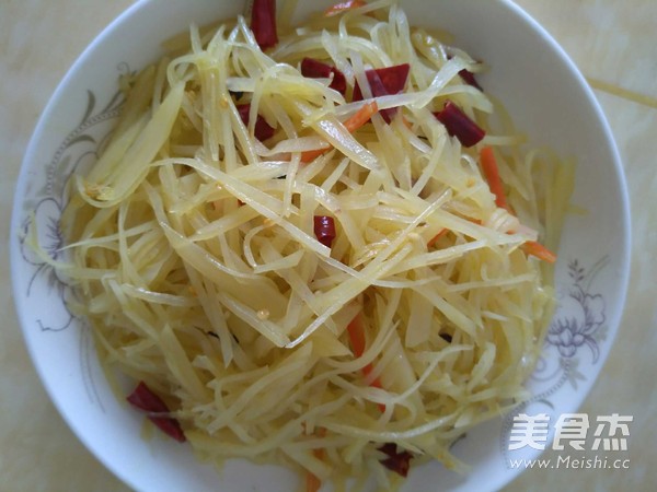 Hot and Sour Potato Shreds recipe