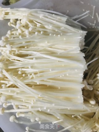 Garlic Enoki Mushroom Vermicelli recipe