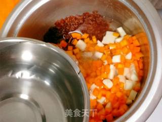 Yam Pumpkin Purple Potato Rice Congee recipe