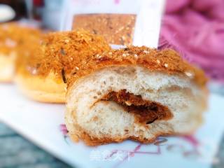 Seaweed Sesame Pork Floss Whole Wheat Bun recipe