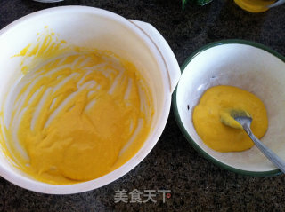 Matcha Pattern Chiffon Cake recipe