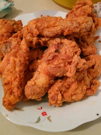 Homemade Kfc's Fried Chicken Wings