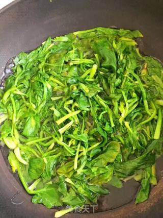 [shandong] Spinach Mixed with Vermicelli recipe