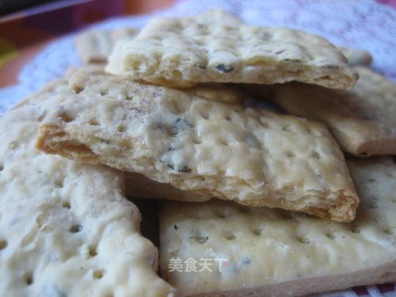 #4th Baking Contest and is Love to Eat Festival#seaweed Soda Biscuits recipe