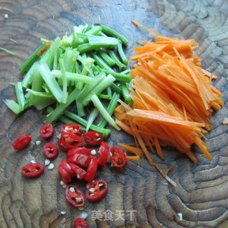 Celery and Carrot Shreds recipe