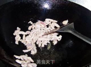 Thousand Slices of Shredded Pork with Fried Leeks recipe