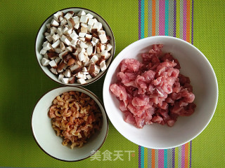 [shiitake Mushroom Sea Rice Meat Sauce] recipe