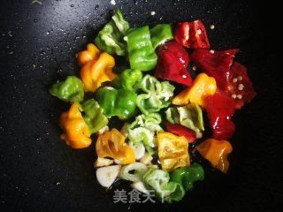 Scrambled Eggs with Wrinkled Pepper recipe