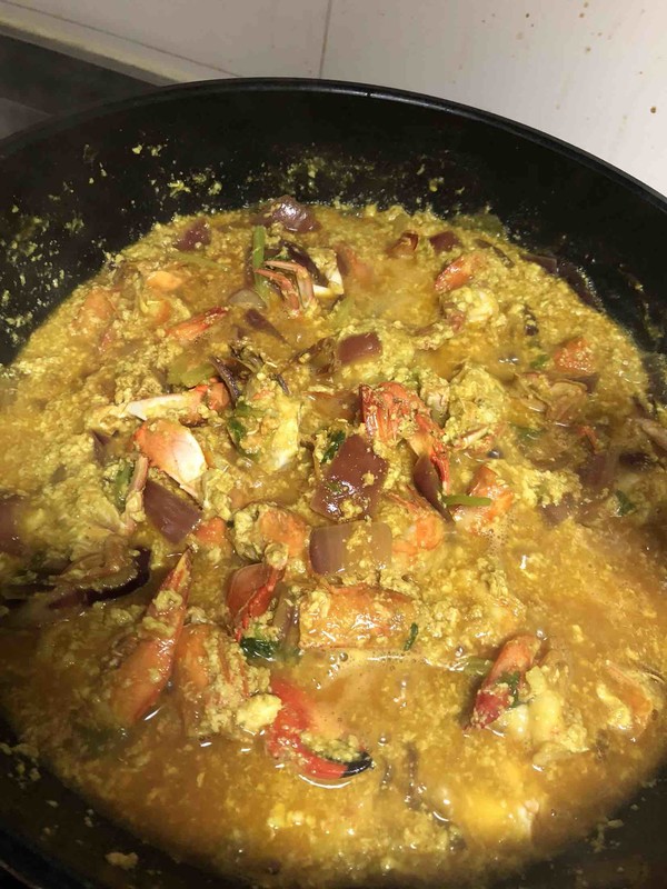 Yellow Curry Seafood recipe