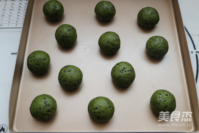 Matcha Sesame Mochi. Olive Oil Version recipe