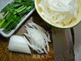 Crispy Spicy Cabbage Stem recipe