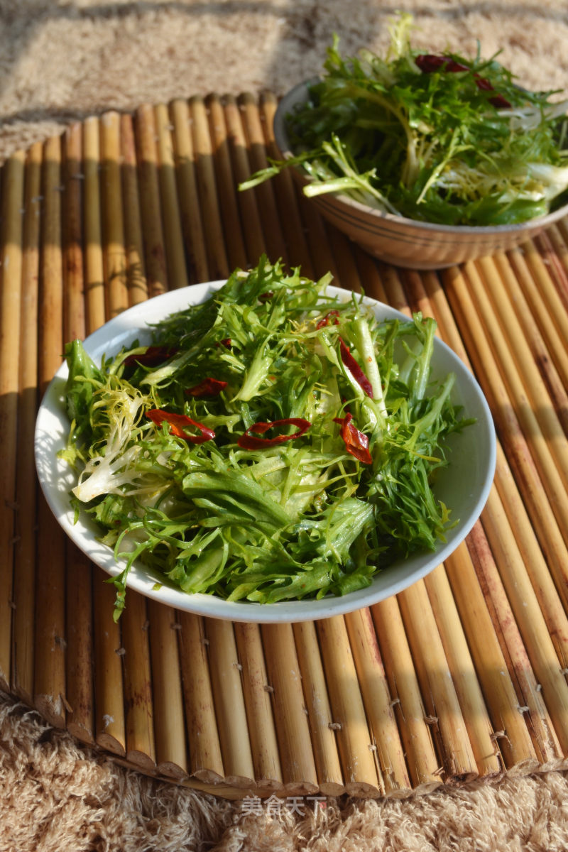 Hot and Sour Bitter Chrysanthemum recipe