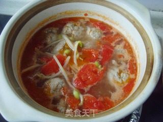 Summer Nourishing Soup---tomato Meatball Soup recipe