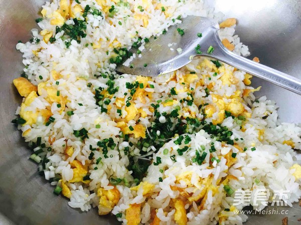 Fried Rice with Lard and Egg recipe