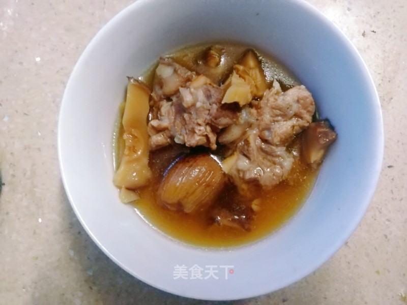 Five Fingers and Peach Pork Ribs Soup recipe