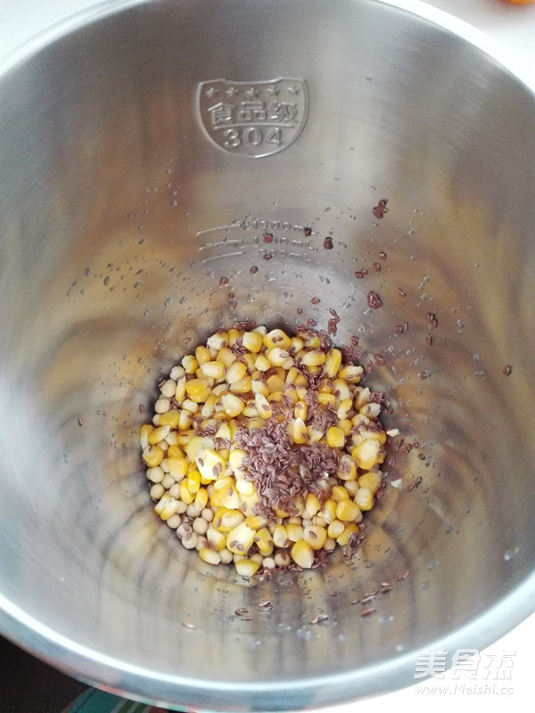 Corn Flax Seed Soy Milk recipe