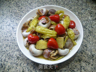 Pickled Pepper Pork Snails recipe